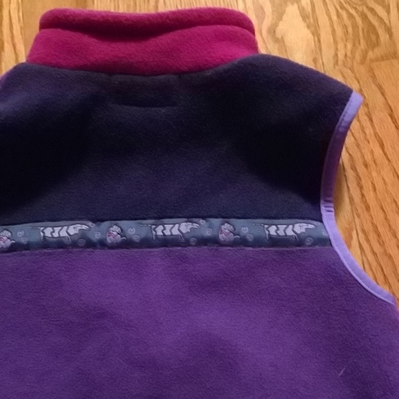 Red Rover Purple Fleece Vest, size 3 (3T-4T) - Picture 6 of 8